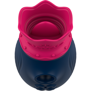 INTENSE - CLITORIS STIMULATOR 10 SUCTION AND LICKING MODES - BLUE