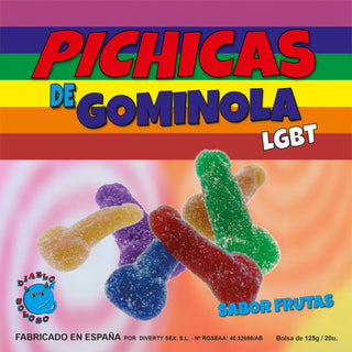 PRIDE - GUMMY PENIS AUGĻI AR CUKURU LGBT