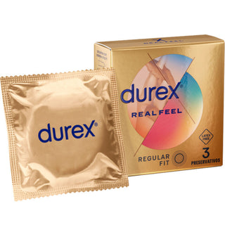 DUREX - REAL FEEL KONDOMI 3 VIENĪBAS