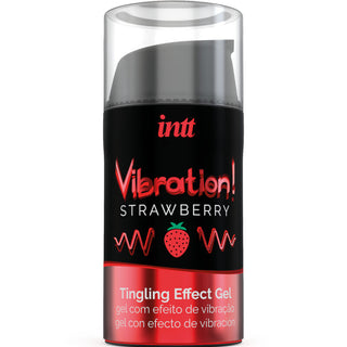 INTT - POWERFUL INTIMATE STIMULANT LIQUID VIBRATING GEL STRAWBERRY 15 ML