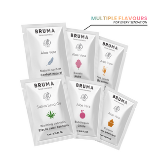 BRUMA - SATIVA SEED OIL SLIDING GEL WARMING CANNABIS FLAVOR 6 ML