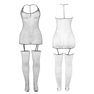 SUBBLIME - 951955 SHINY FISHNET BODYSTOCKING ONE SIZE