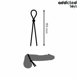 ADDICTED TOYS - SILICONE ROPE FOR THE SINGLE LOOP PENIS