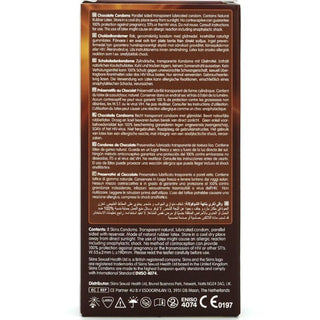 SKINS - CHOCOLATE PREMIUM CONDOMS PACK 8