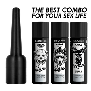 BLACK HOLE - ANAL LUBE APPLIER L SIZE 100 ML