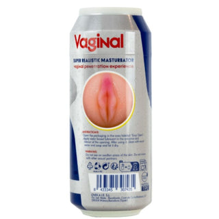 ALIVE - RED DOLL MALE MASTURBATOR VAGINA ENERGETIC DRINK CAN