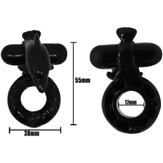 BAILE - SWEET RING RING WITH CLITORIS STIMULATOR DOLPHIN